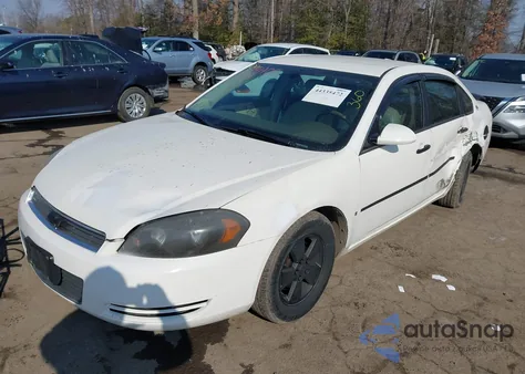 2008 Chevrolet Impala Lt z USA, uszkodzony, nr VIN 2G1WT58K989180092